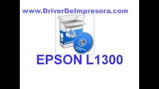 Descargar Driver de Epson L1300 Driver Controlador [upl. by Yelahc836]