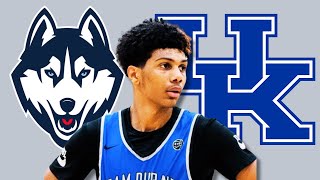 Report Acaden Lewis Sets A Visit With UConn The Day After His Visit With Kentucky [upl. by Alleuqahs]