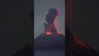 Crazy eruptions from Krakatoa volcano [upl. by Joycelin]