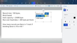 Block Based Orgnization Problem [upl. by Notlrac]