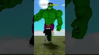 Hulk vs Me 😱 shorts [upl. by Hayifas]