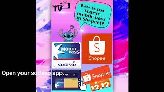 How to use Sodexo mobile pass in Shopee Easy way [upl. by Assenej]