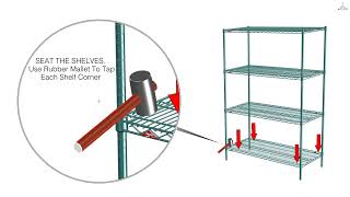 Assembly  Super Erecta Shelving Kit [upl. by Ahsein752]