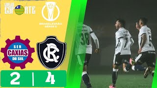 CaxiasRS x Remo Campeonato brasileiro série C 2024 Melhores momentos do jogo [upl. by Sibyls]