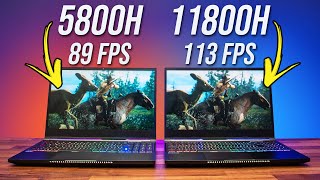 AMD or Intel For Gaming 5800H vs 11800H [upl. by Paff]