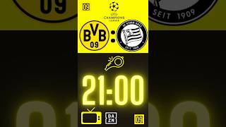 💛Borussia Dortmund gegen SK Sturm Graz🖤bvb bvb09 borussiadortmund fsturmgraz skstrurm cl [upl. by Yrrab833]