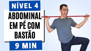 MELHOR ABDOMINAL EM PÉ  Nível 3  Exercício para barriga [upl. by Elysee505]