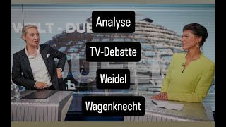 Weidel Wagenknecht Debatte Teil 1 [upl. by Rehpotsirc]