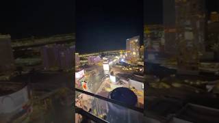 Las Vegas room balcony over looking all of the strip [upl. by Oigroig]