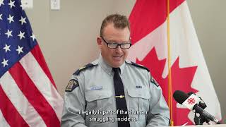 RCMP Warns of Dangers of Illegal Border Crossing [upl. by Aimit391]