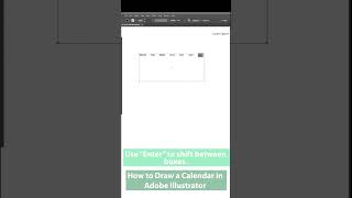 Adobe Illustrator How to draw a calendar [upl. by Noterb642]