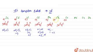 Why do transition elements show variable oxidation state [upl. by Karly]