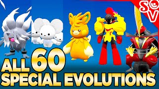 All 60 Special Evolutions in Pokemon Scarlet and Violet [upl. by Royd]