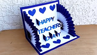 DIY  Happy Teachers Day Card  Handmade Card For Teacher’s Day [upl. by Nosyerg]