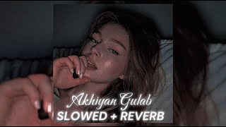 Akhiyaan Gulab  Slowed amp Reverb  lofisong [upl. by Lapham]