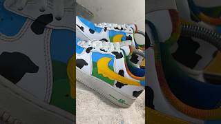 Ben and Jerry’s AF1🐄🍦custom nike fy art sneakerhead hype sneakerreel fypシ viralshort fyp [upl. by Pevzner]