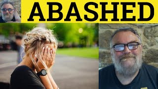 🔵 Abashed Meaning  Abash Definition  Abashed Examples  Posh Literary Vocabulary  Abash [upl. by Etheline]