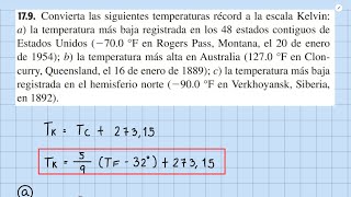 Convierta las siguientes temperaturas récord a la escala Kelvin a la temperatura más SOLUCIONADO [upl. by Ahtibbat380]