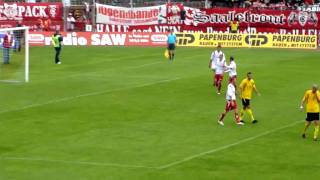 Hallescher FC vs TeBe Berlin 20 Regionalliga KurtWabbelStadion Halle Lachleb Kanitz [upl. by Clapper769]