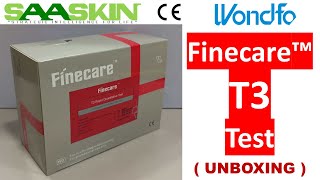 Wondfo Finecare™ T3 Rapid Quantitative Test  UNBOXING  FIA Test Kit  W231 [upl. by Anilek588]