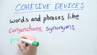 Cohesion with Cohesive Devices [upl. by Nomyad]