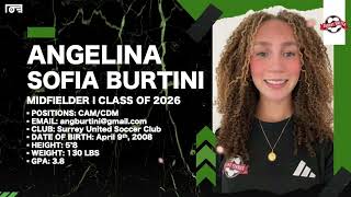 Angelina Burtini 2024 Soccer Highlights [upl. by Tait]