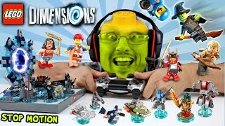 LEGO Dimensions Fun Packs Stop Motion Build amp InGame Fun Lets Build Wave 1 Skit [upl. by Lambart]