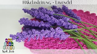 Häkelanleitung  Lavendel [upl. by Cirdec]