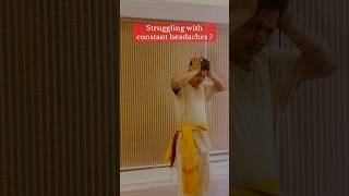 Do this to relieve headache yoga headache therapy [upl. by Eixirt501]