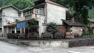 Huangdan Coal Train Sichuan China [upl. by Narag]