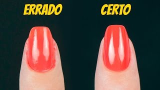 A FORMA CORRETA DE ESMALTAR AS UNHAS  Anatododia 25 [upl. by Derfliw]