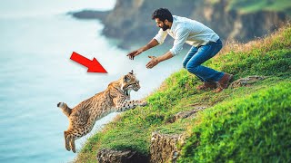 He Thought He Was Just Rescuing a Lynx – But the Shocking Response Changed Everything [upl. by Acirea162]