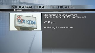 Dubuque Regional Airport launching new air service to Chicago on Monday [upl. by Ewolram453]