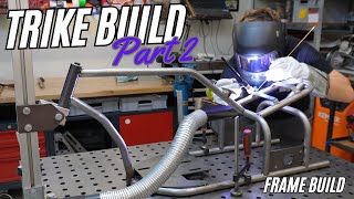 Trike build  part 2  how to build a threewheeler  DIY project [upl. by Arni471]