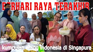 Part 1 Halal bihalal sesama orang Indonesia di singapura pererat persaudaraan [upl. by Kral]