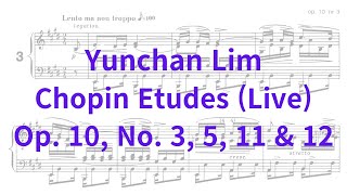 Chopin  Selected Etudes from Op 10 Yunchan Lim [upl. by Mechling617]