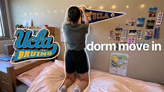 UCLA COLLEGE DORM MOVE IN VLOG amp MINI DORM TOUR 🧸 [upl. by Bartholemy]