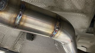 Audi A4 B8 18 TFSI Resonator Delete Exhaust [upl. by Melosa]