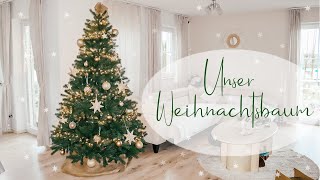 UNSER WEIHNACHTSBAUM ´24 I NATUR HOLZ GOLD [upl. by Eeramit]