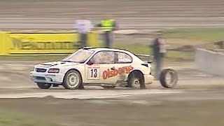 European Rallycross Highlights 2006 Norway Andreas Eriksson Ford Fiesta T16 4x4 Div 1 B amp A Finals [upl. by Glori]