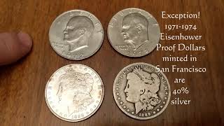 US Coin Basics  Silver Coin Identification  Values  For Beginners  Collector Coins [upl. by Wildon272]