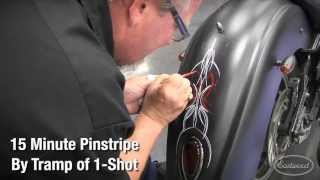 How To Pinstripe Like A Master with Pinstriping Pro Tramp Warner of 1Shot Paint at Eastwood [upl. by Eenrahc834]