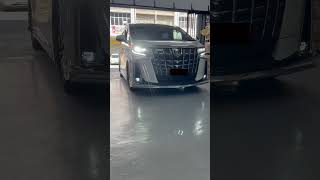 Toyota Alphard Vellfire anh20 agh30 golden projector fog lamp [upl. by Enilesor]