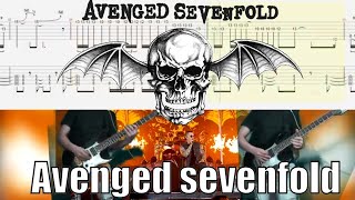 Avenged Sevenfold Shepherd Of Fire Guitar Cover With Tab [upl. by Ylrrad513]