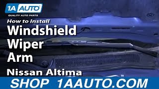 How To Replace Windshield Wiper Arm 9801 Nissan Altima [upl. by Fulcher]