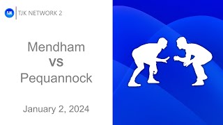 TJK NETWORK 2 PRESENTS Wrestling  Mendham VS Pequannock Official Wrestling Match Broadcast [upl. by Buyer]