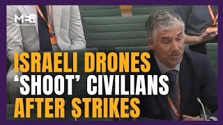 Israeli quadcopters would ‘pick off civilians’ after bombings says acclaimed British surgeon [upl. by Nuavahs]