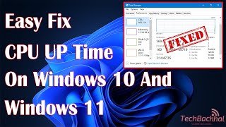 CPU UP Time On Windows 11  How To Fix [upl. by Idnym]