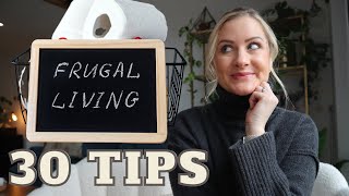 30 FRUGAL LIVING TIPS TO SAVE THOUSANDS amp SPEND MORE MINDFULLY WAYS TO LIVE MORE INTENTIONALLY 2024 [upl. by Aivle633]