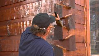 TWP® Exterior Wood Preservative  Staining your Log Home with TWP® [upl. by Moguel]